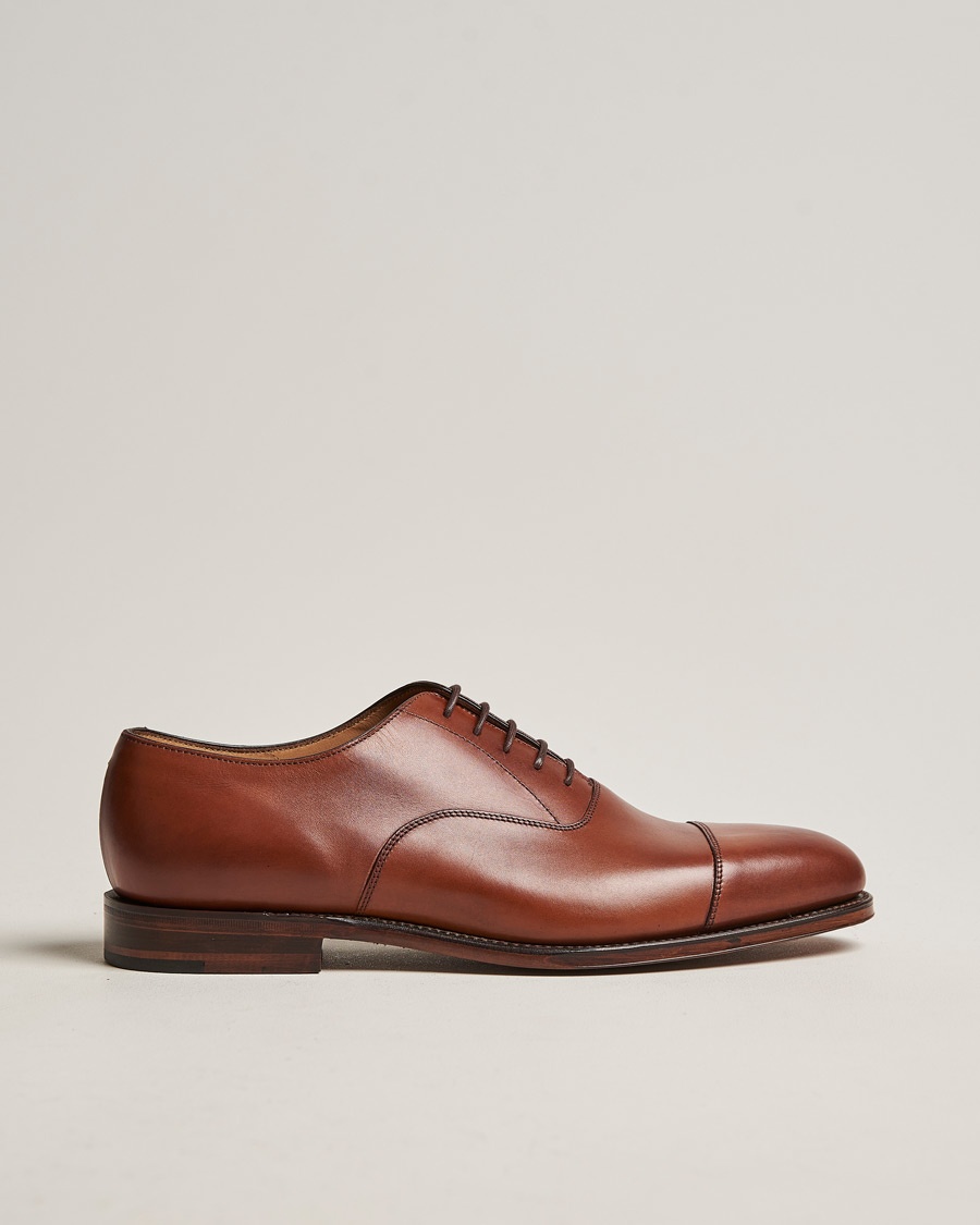 Loake 1880 Aldwych Oxford Mahogany Burnished Calf – Marrón