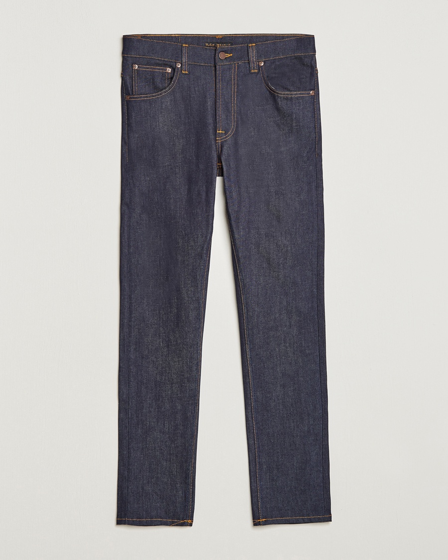 Nudie Jeans Lean Dean Jeans Dry 16 Dips – Azul