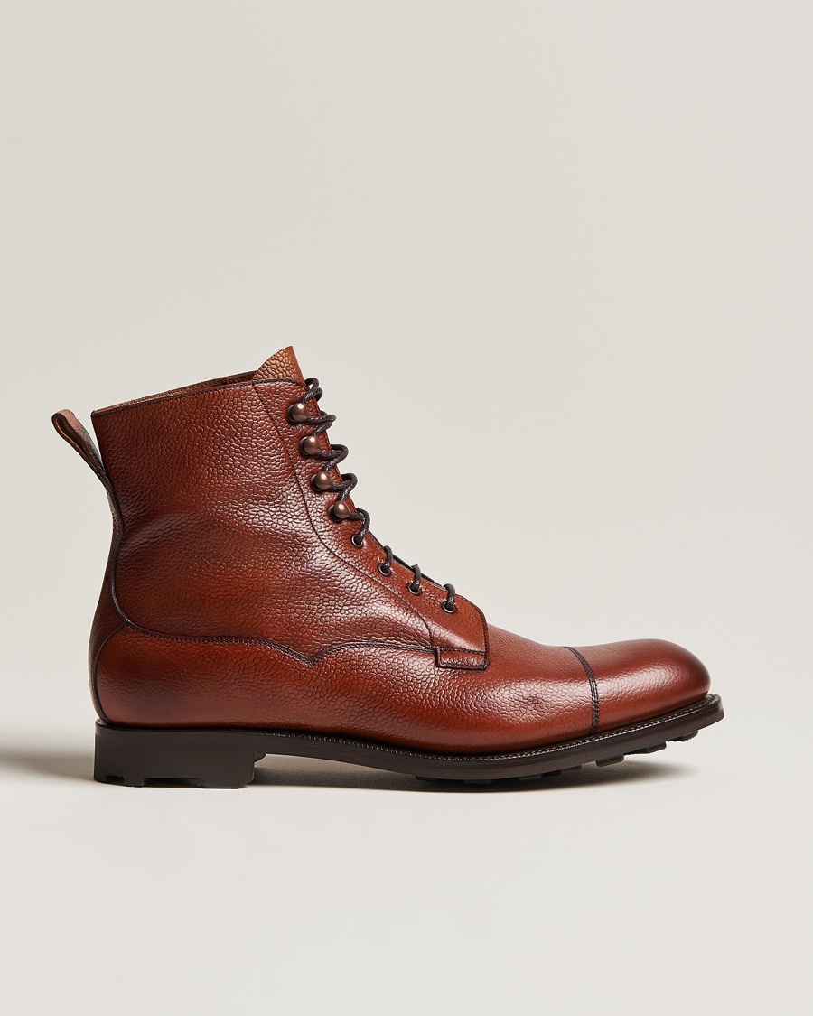 Edward Green Galway Ridgeway Boot Rosewood Country Calf – Marrón