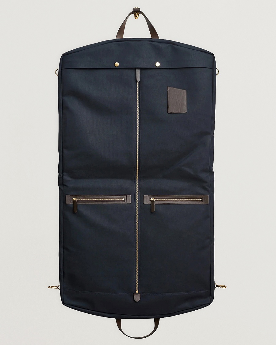 Mismo M/S Suit Carrier Navy/Dark Brown – Azul