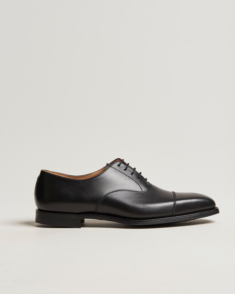 Crockett & Jones Hallam Oxford City Sole E Black Calf – Negro