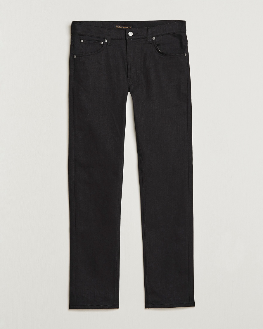 Nudie Jeans Lean Dean Jeans Dry Ever Black – Negro