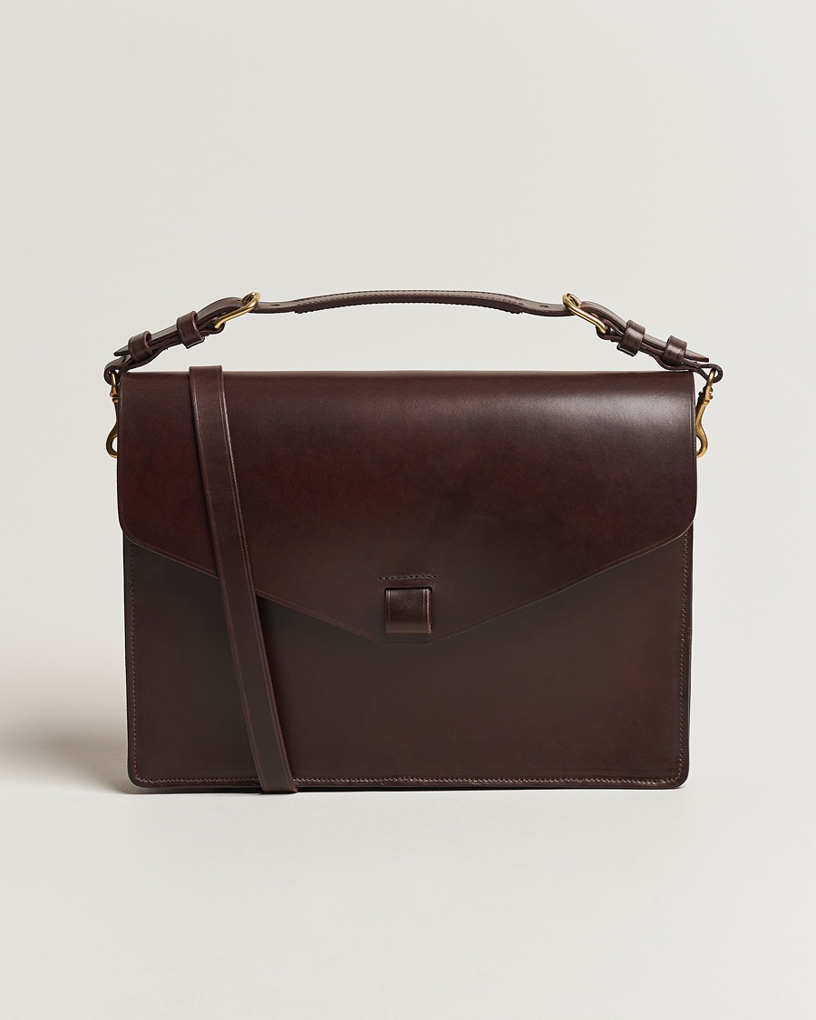 Tärnsjö Garveri Messenger Bag 3-In-1 Dark Brown – Marrón