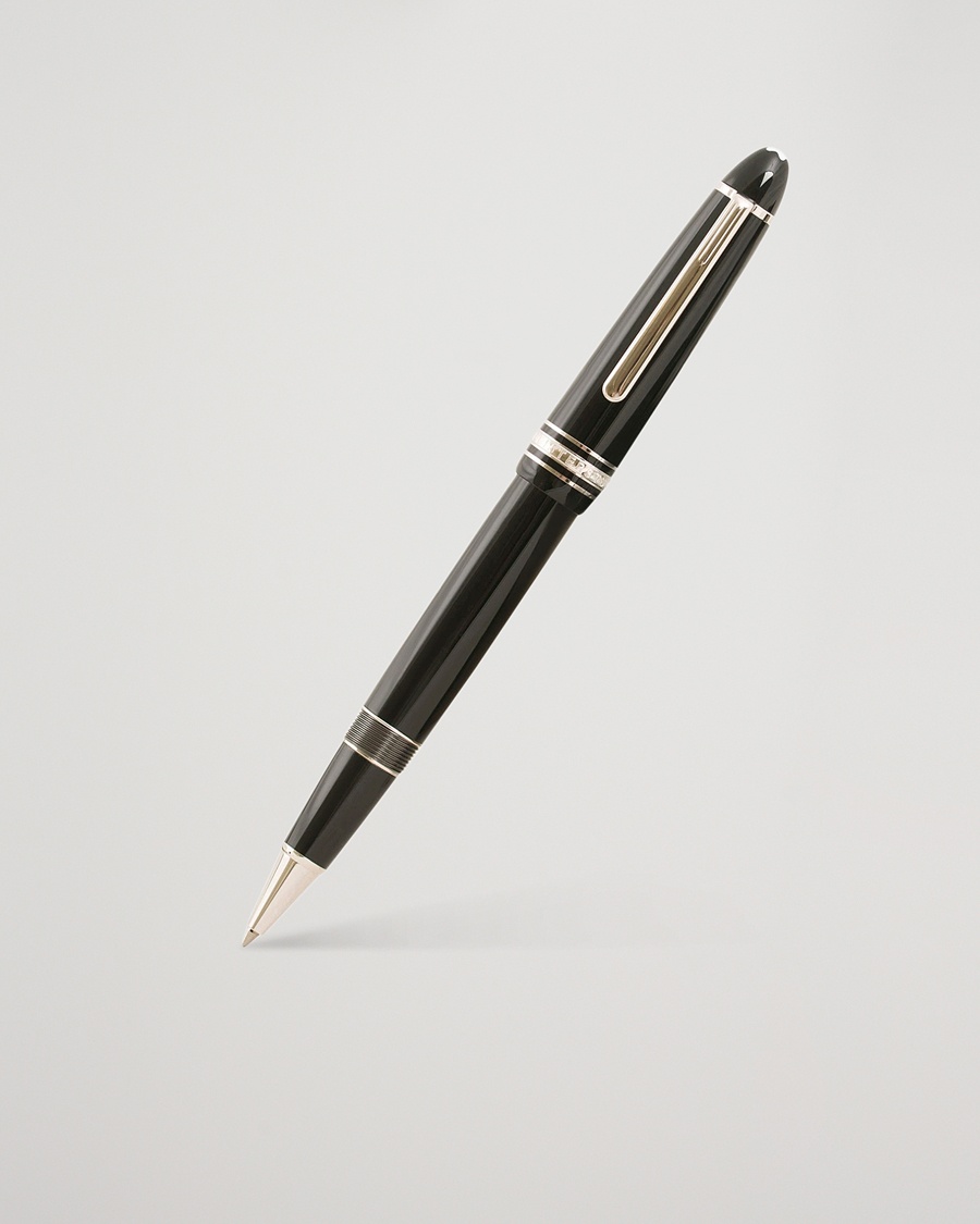 Montblanc 162 Meisterstück Rollerball LeGrand Pen Platinum Line – Negro