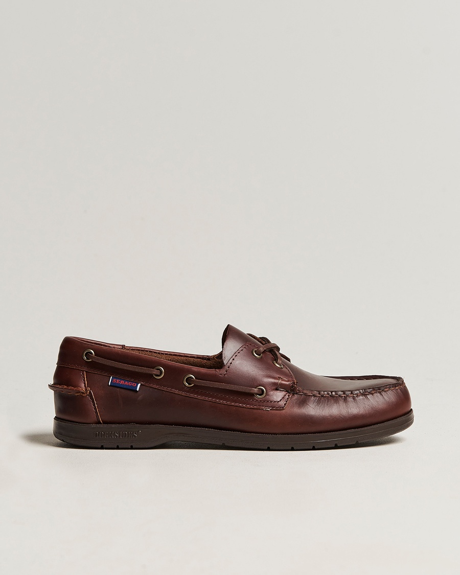 Sebago Endeavor Oiled Leather Boat Shoe Brown – Marrón