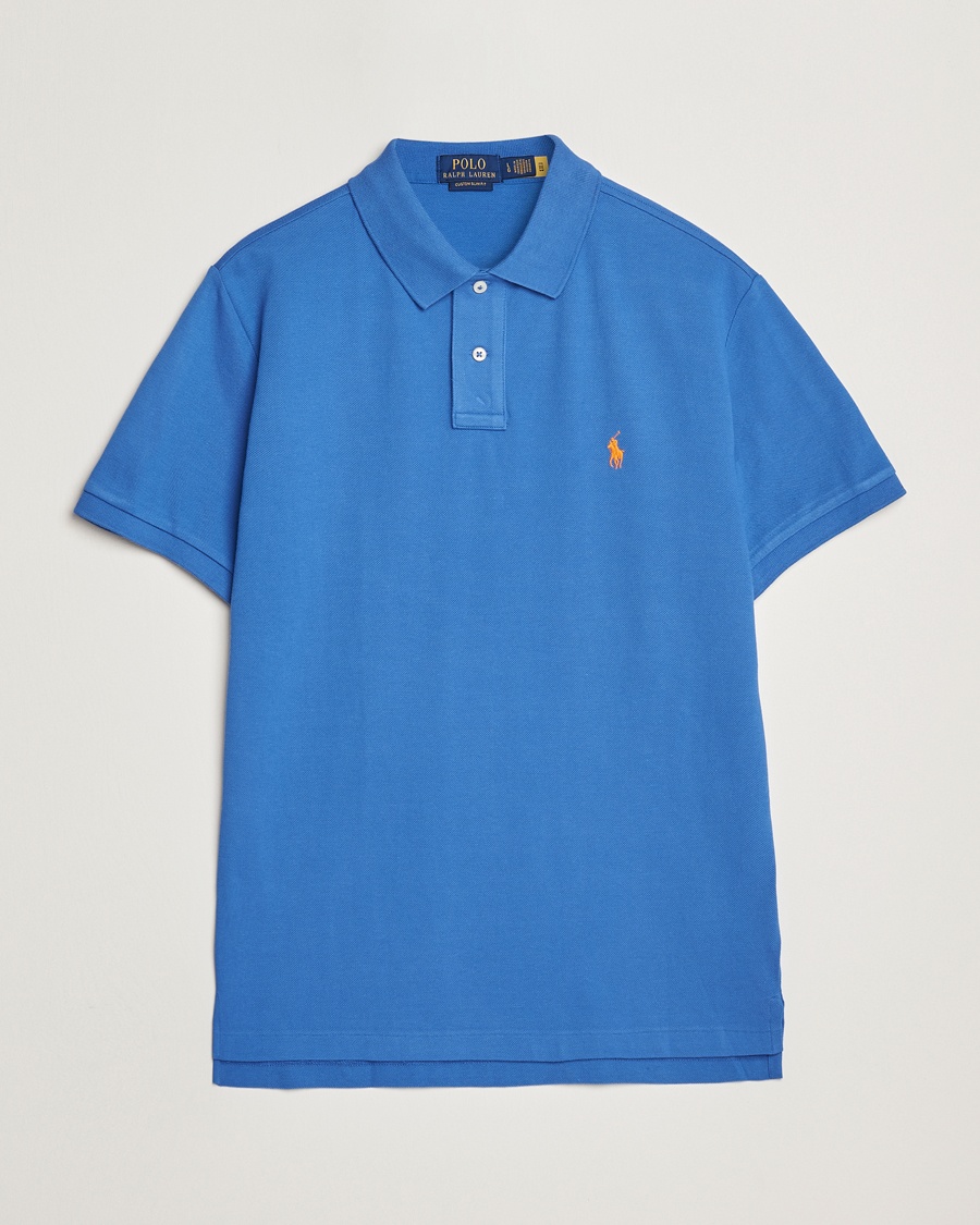 Polo Ralph Lauren Custom Slim Fit Polo New Iris Blue – Azul