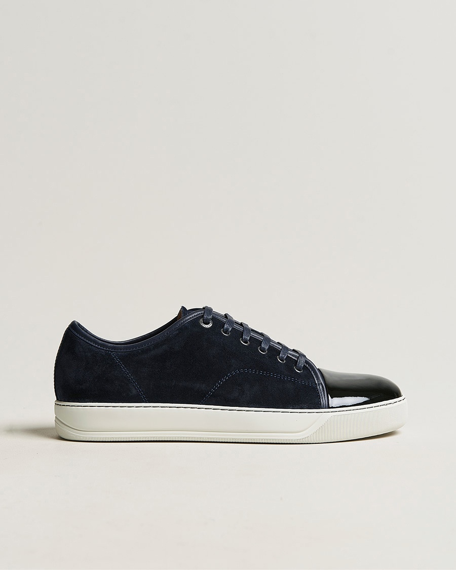 Lanvin DBB1 Patent Cap Toe Sneaker Navy – Azul