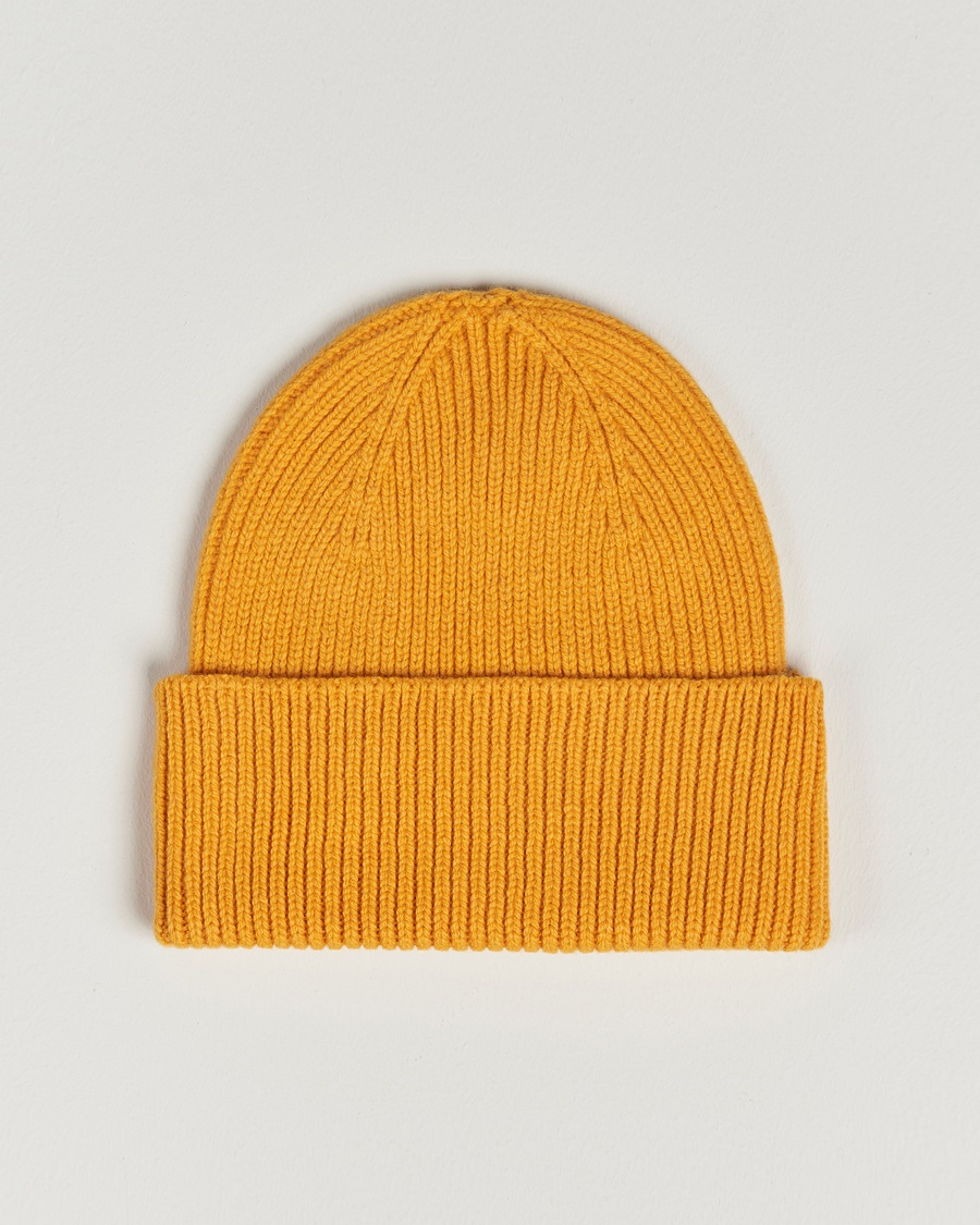 Colorful Standard Merino Wool Beanie Burned Yellow – Amarillo