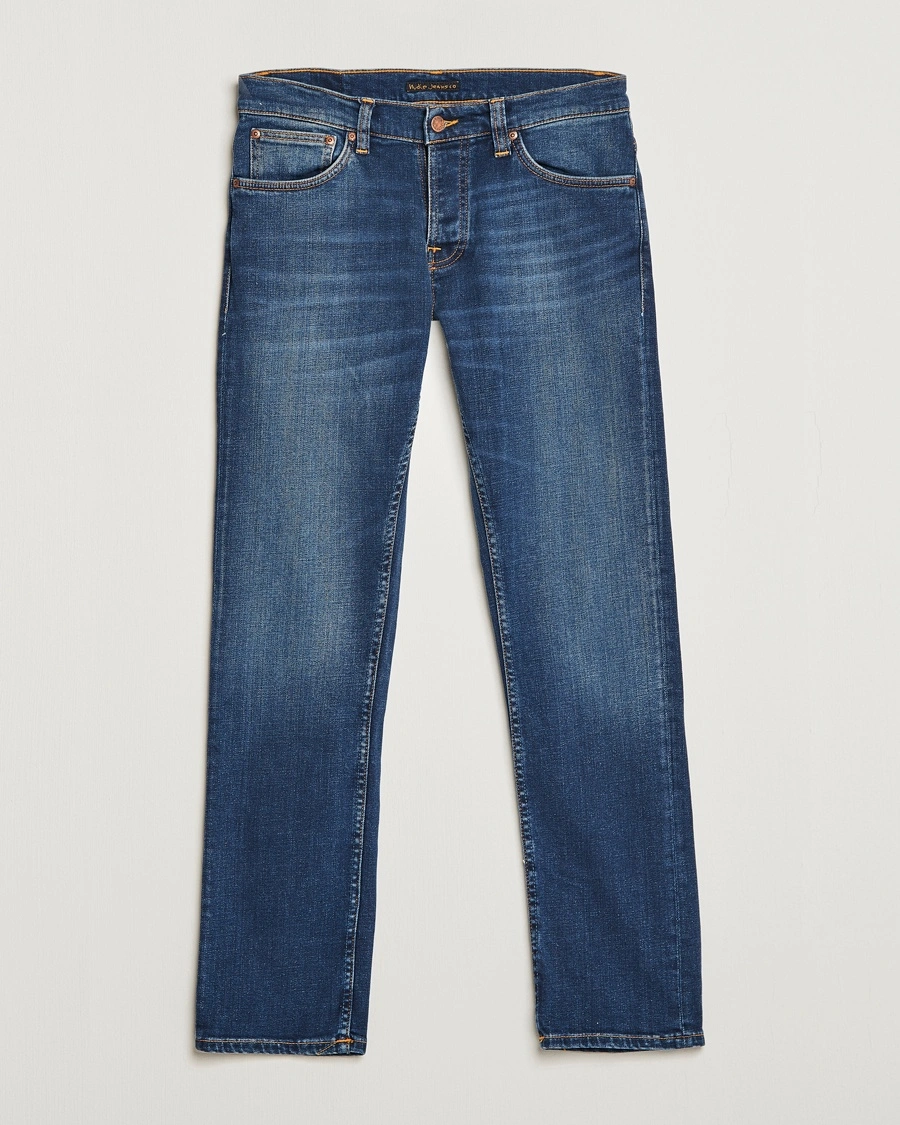 Nudie Jeans Grim Tim Jeans Indigo Myth – Azul
