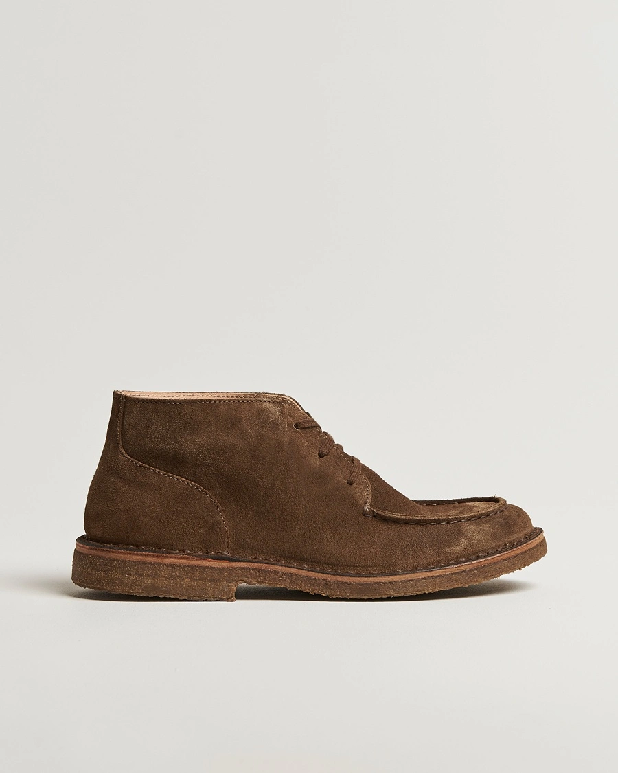 Astorflex Deukeflex Chukka Boot Dark Khaki Suede – Marrón