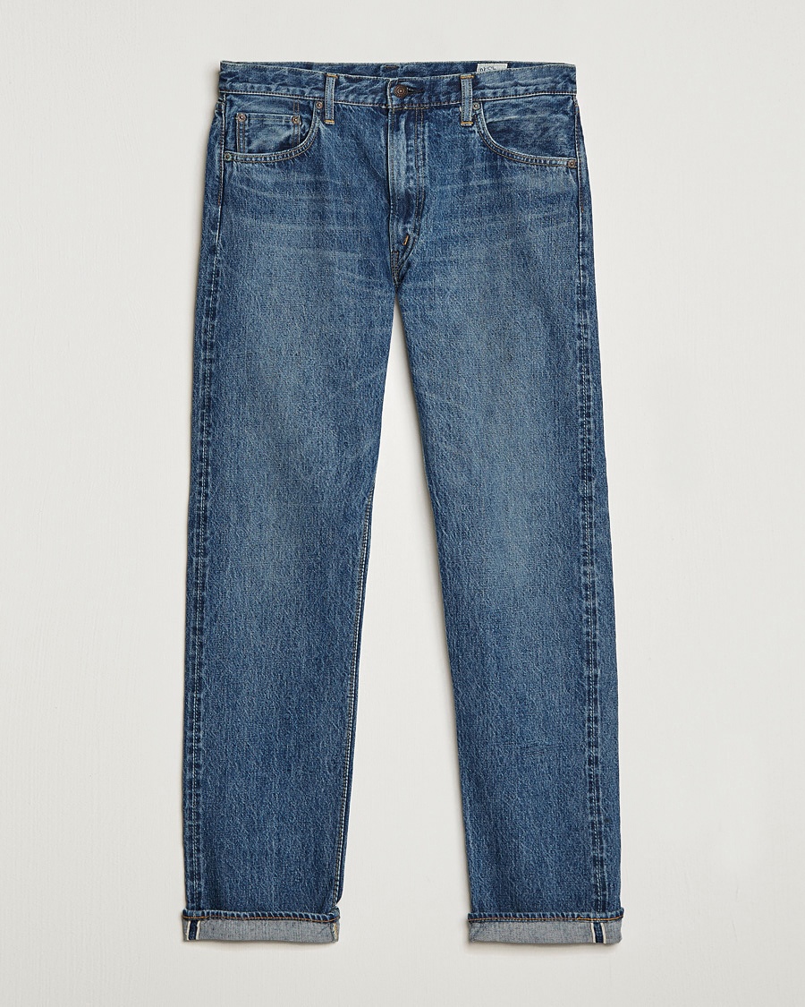 orSlow Tapered Fit 107 Selvedge Jeans 2 Year Wash – Azul