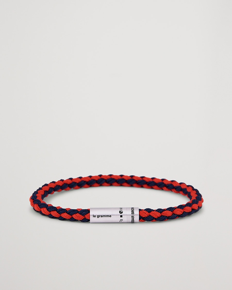 LE GRAMME X Orlebar Brown Nato Bracelet Navy/Red – Azul