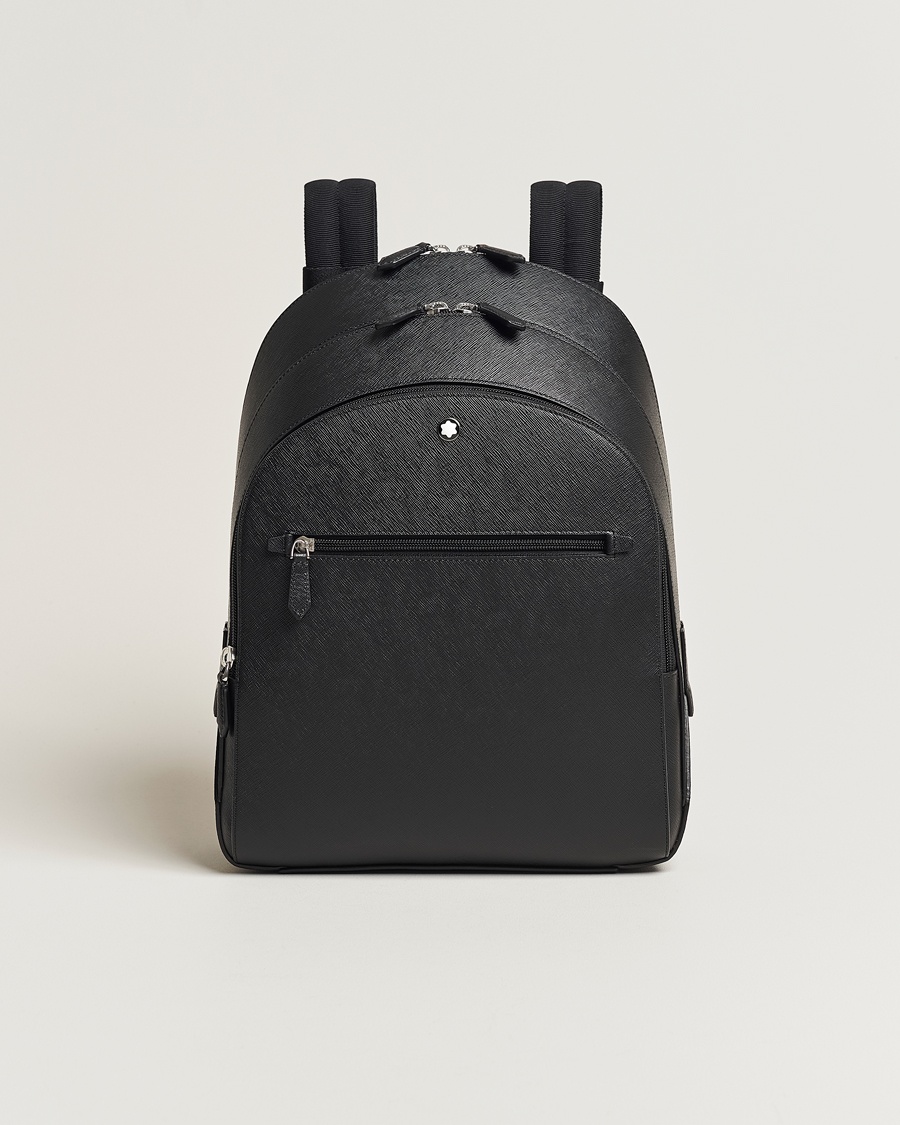 Montblanc Sartorial Medium Backpack 3 Compartments Black – Negro