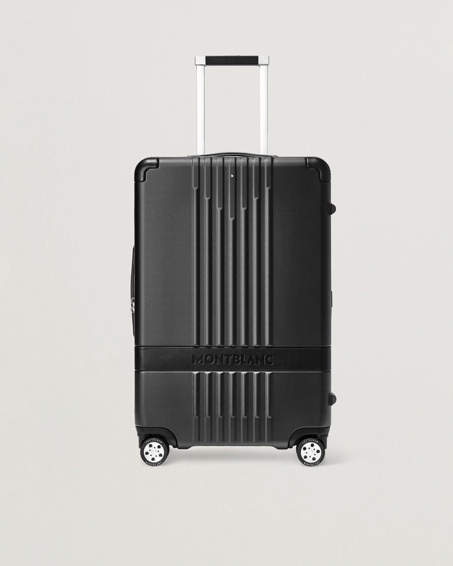 Montblanc Trolley Small/Medium 4 Wheels Black – Negro