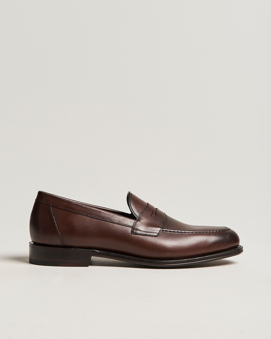 Loake 1880 Hornbeam Eco Penny Loafer Walnut – Marrón