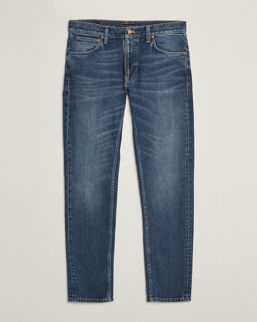 Nudie Jeans Lean Dean Jeans Troubled Sea – Azul