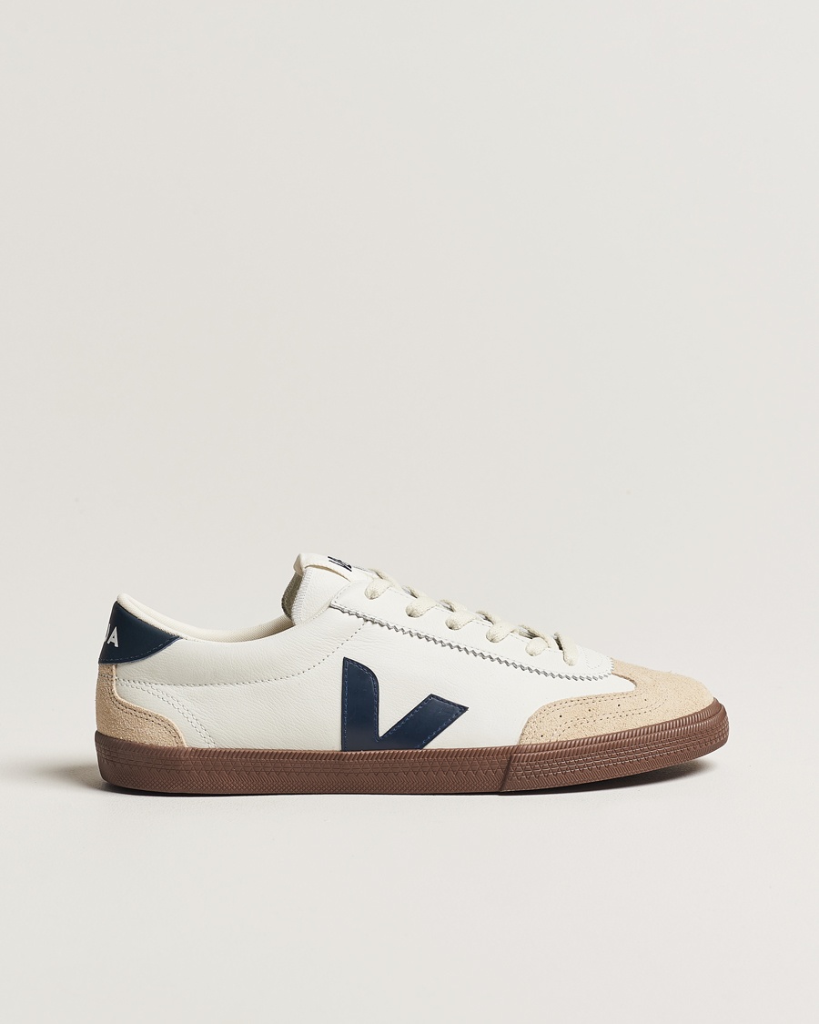 Veja Volley Sneaker White/Nautico Bark – Blanco