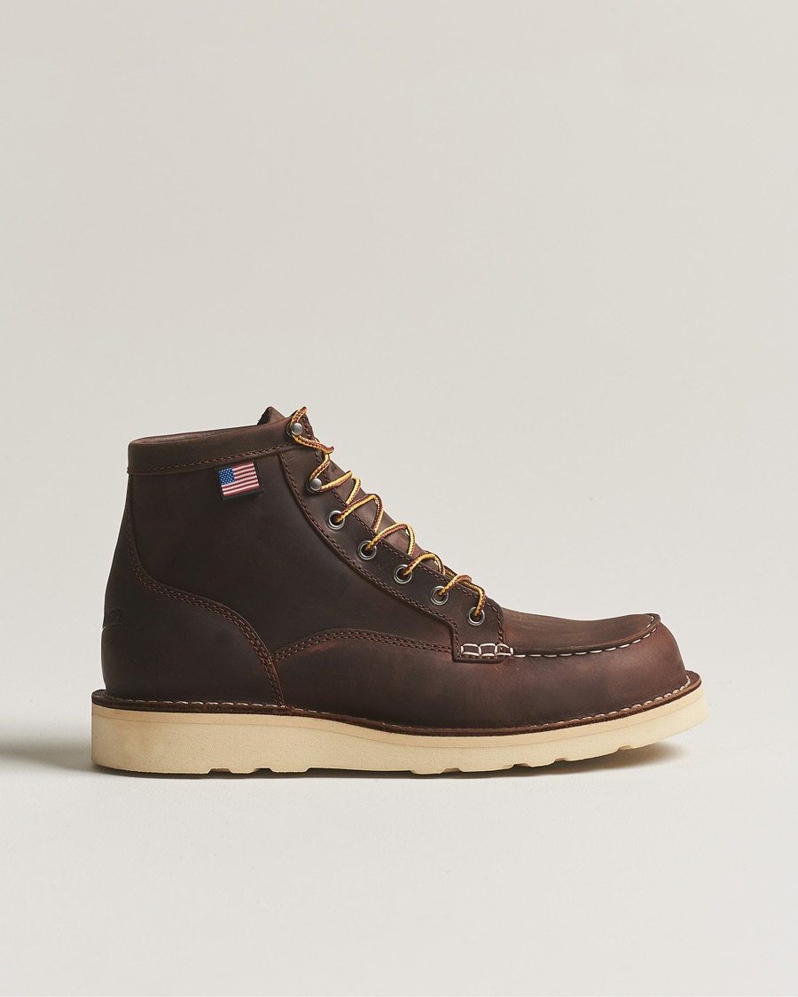 Danner Bull Run Leather Moc Toe Boot Brown – Marrón