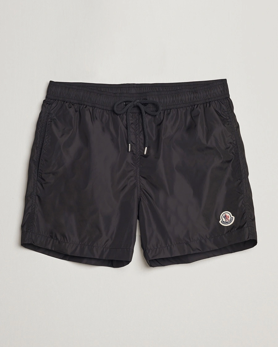 Moncler Nylon Swim Shorts Black – Negro