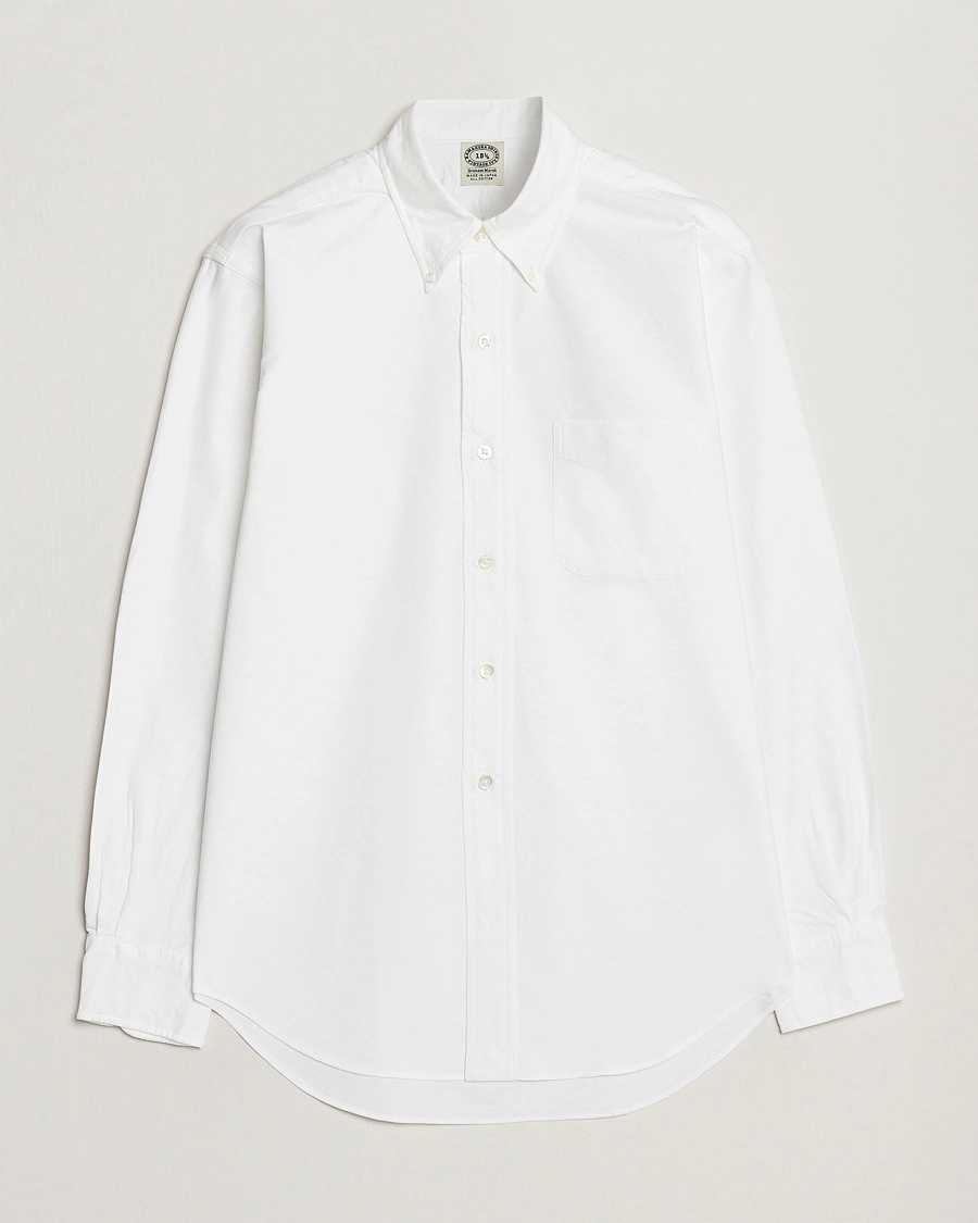 Kamakura Shirts Vintage Ivy Oxford Button Down Shirt White – Blanco