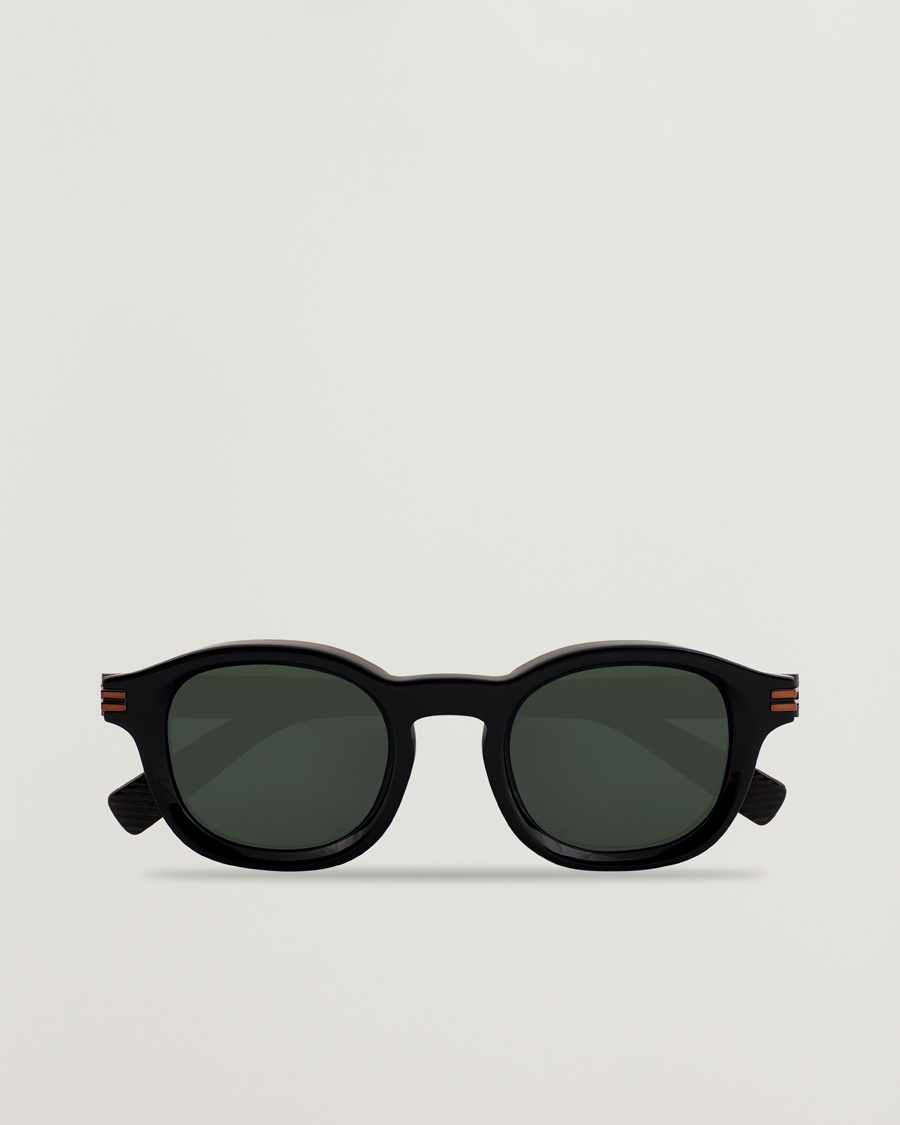 Zegna EZ0229 Sunglasses Black/Green – Negro