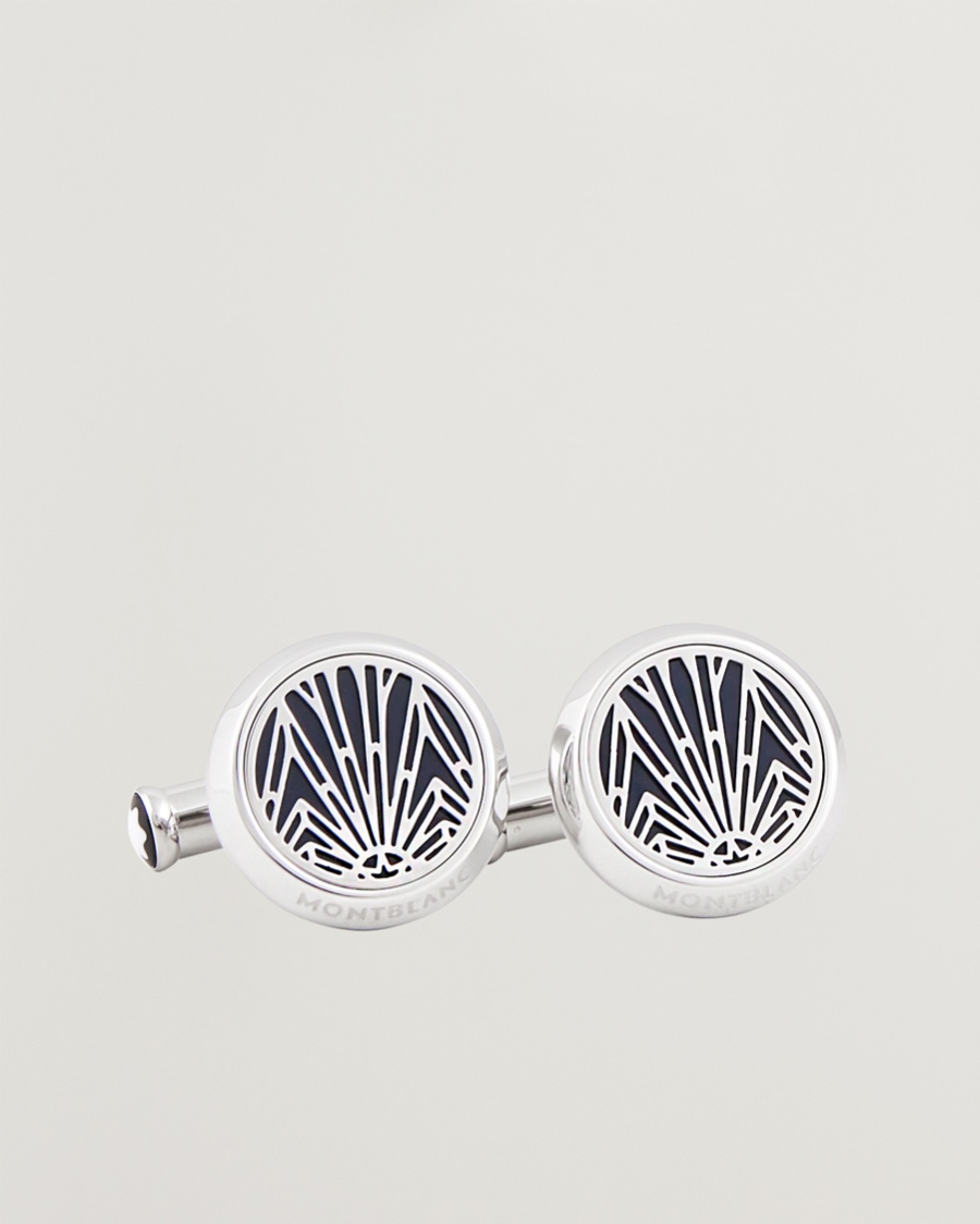 Montblanc Cufflinks Meisterstück The Origin Collection Blue – Azul