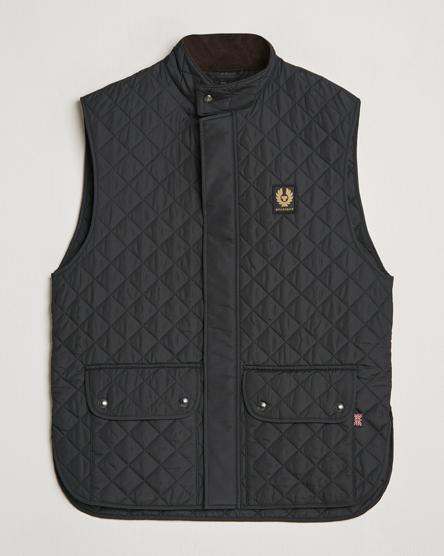 Belstaff Icon Gilet Black – Negro