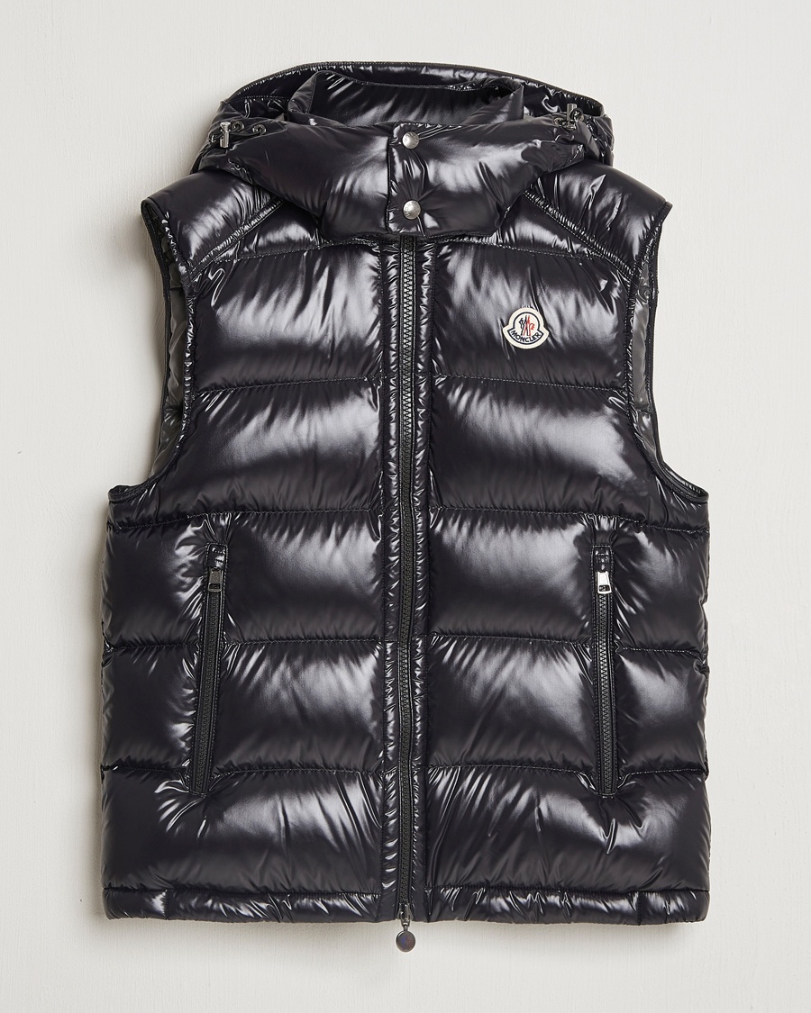 Moncler Bormes Down Vest Black – Negro