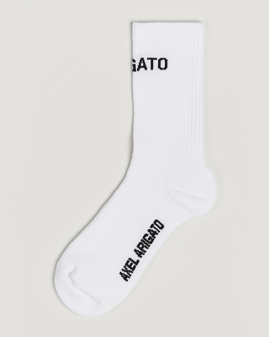 Axel Arigato Logo Tube Sock White – Blanco