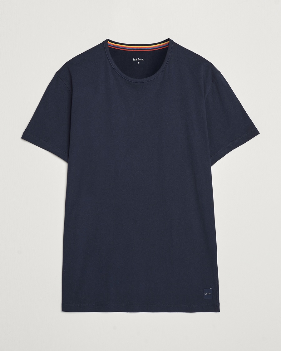 Paul Smith Artist Rib Crew Neck T-Shirt Navy – Azul