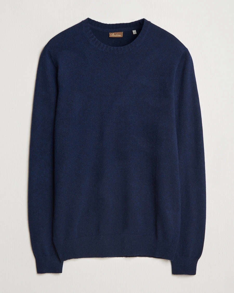 Stenströms Cashmere Crewneck Navy – Azul