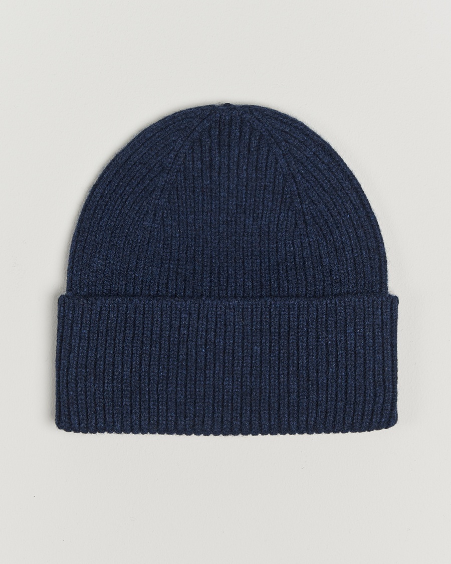 Colorful Standard Merino Wool Beanie Marine Blue – Azul