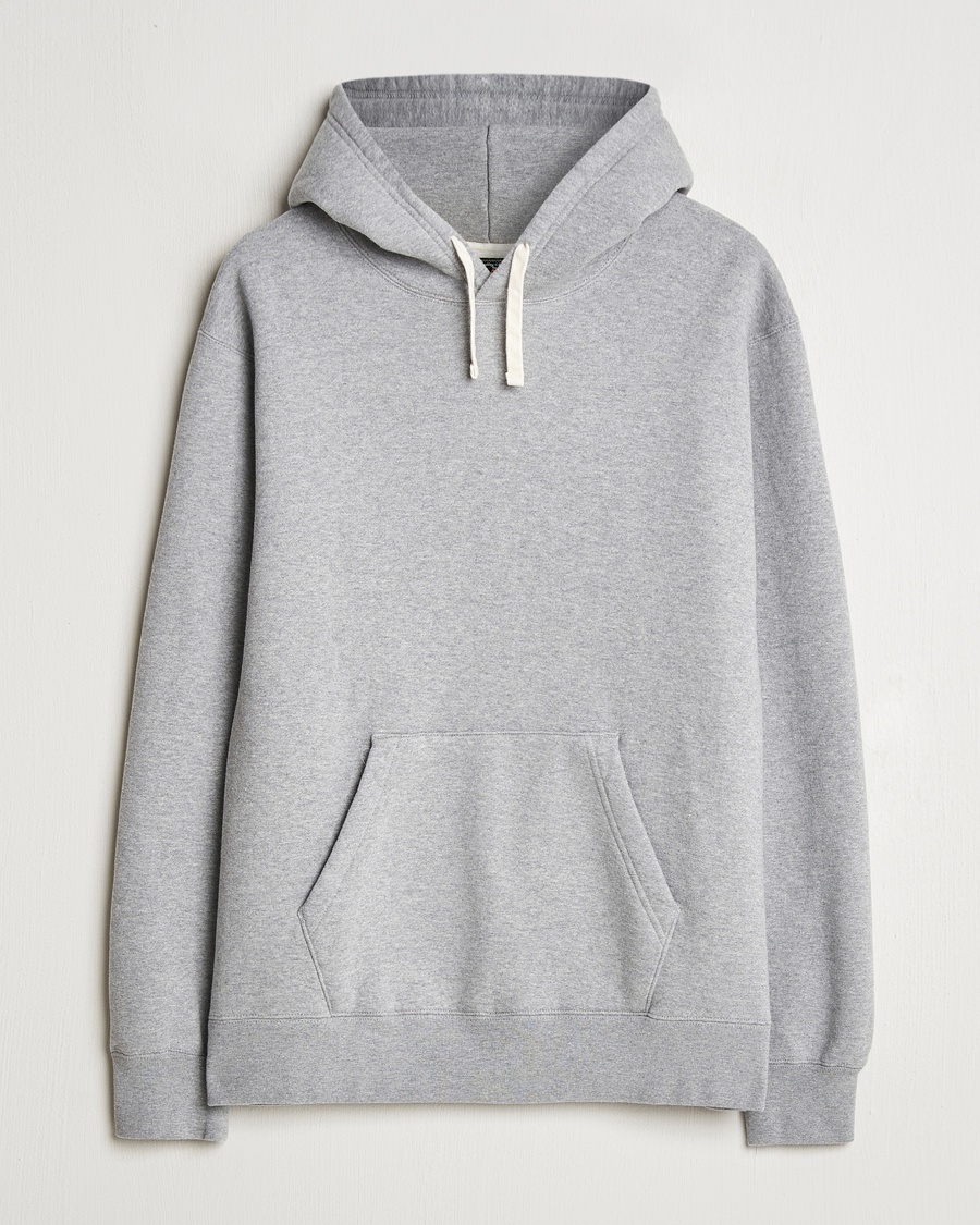 BEAMS PLUS Japanese Cotton Hoodie Heather Grey – Gris
