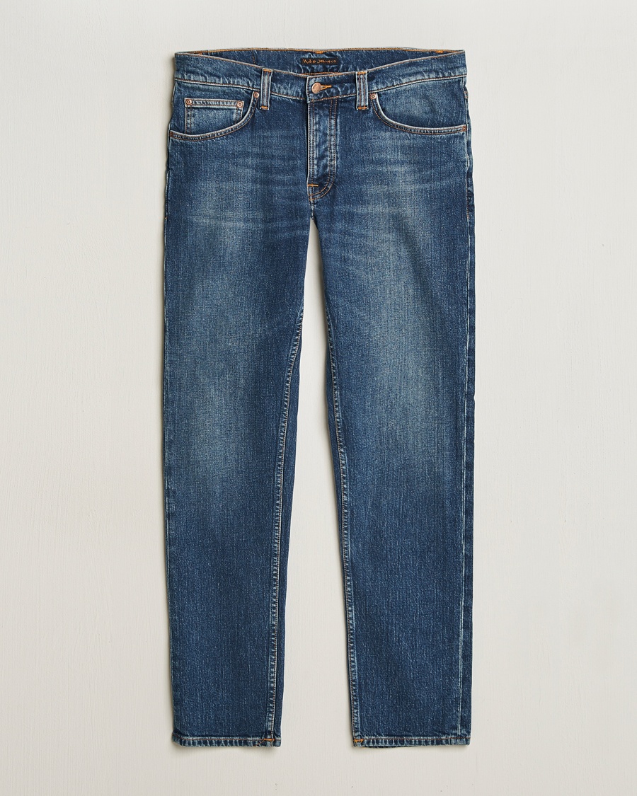 Nudie Jeans Solid Ollie Jeans Wild Blue – Azul