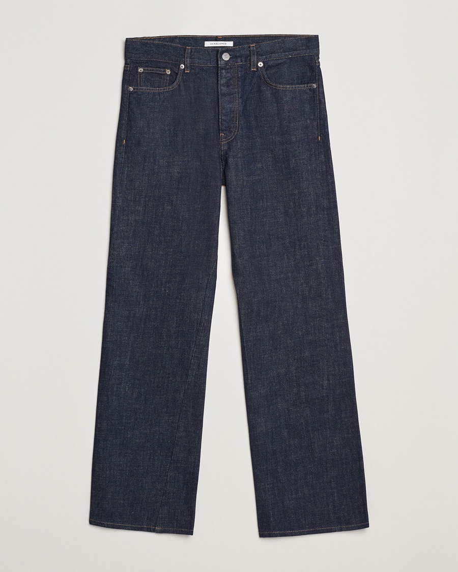 Sunflower Straight Twist Jeans Simple Rinse Blue – Azul