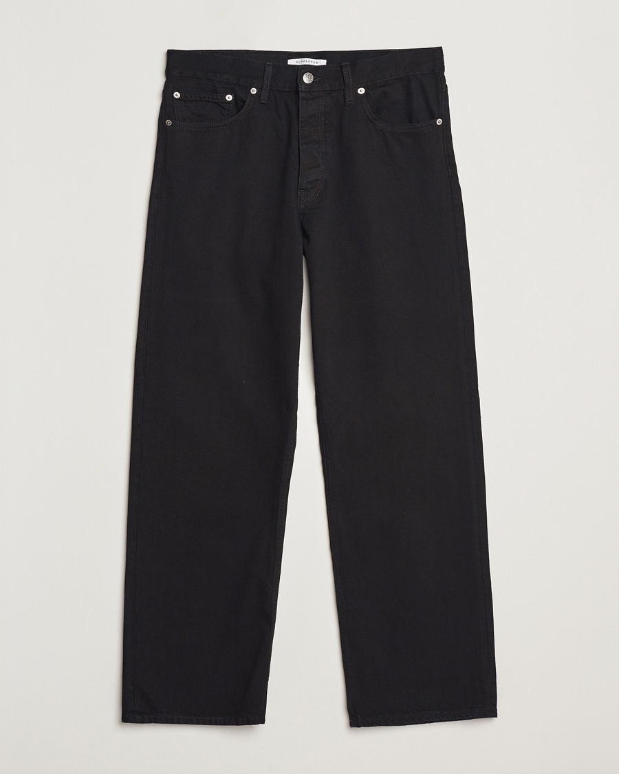 Sunflower Loose Jeans Black Rinse – Negro