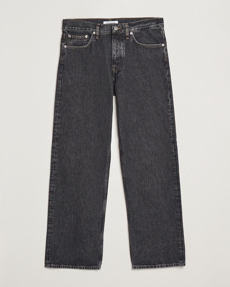 Sunflower Loose Jeans Black Stone – Negro