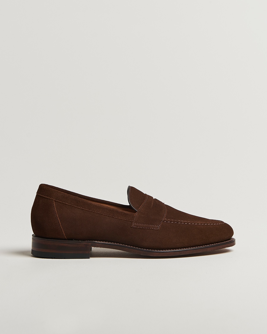 Loake Shoemakers Imperial Suede Loafers Brown – Marrón