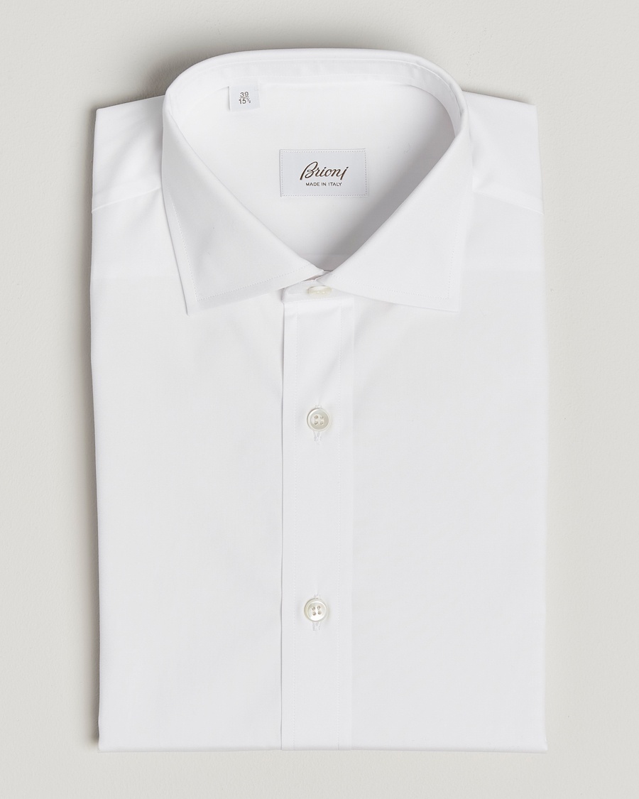 Brioni Slim Fit Dress Shirt White – Blanco