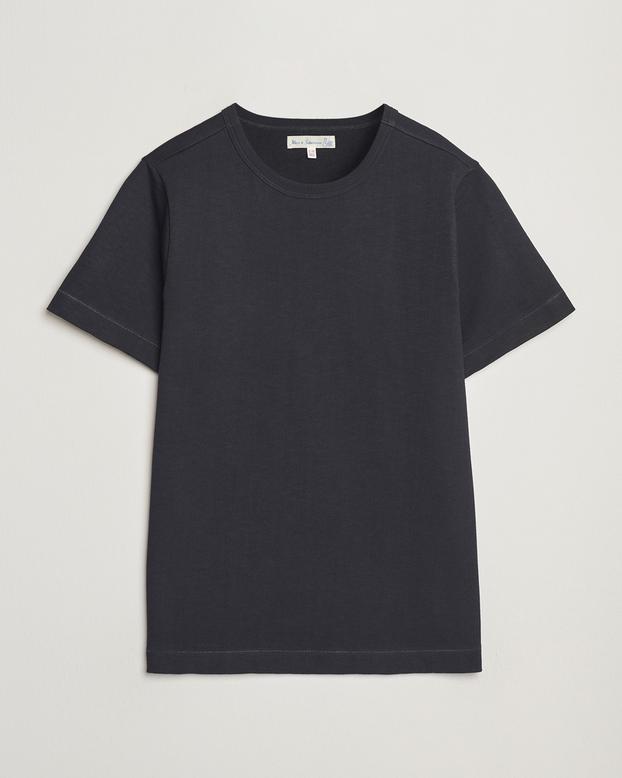 Merz b. Schwanen Relaxed Fit Loopwheeled Heavy T-Shirt Charcoal – Gris