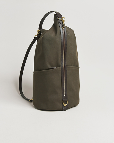 Mismo M/S Carpet Bag Army/Dark Brown – Verde