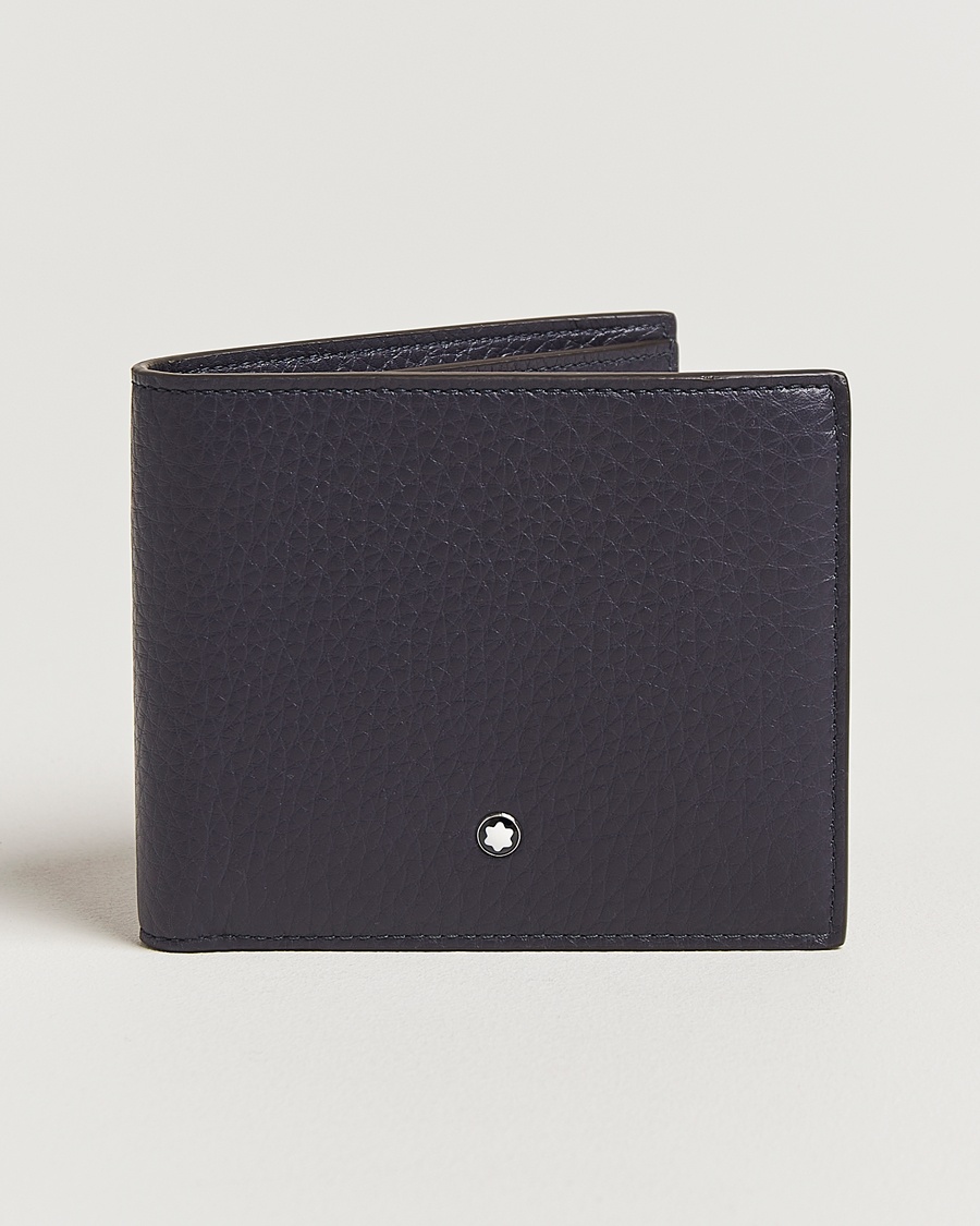Montblanc Soft Grain Wallet 8cc Night Blue – Azul