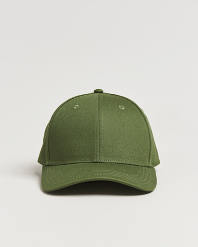 LES DEUX Crew Organic Baseball Cap Chive – Verde
