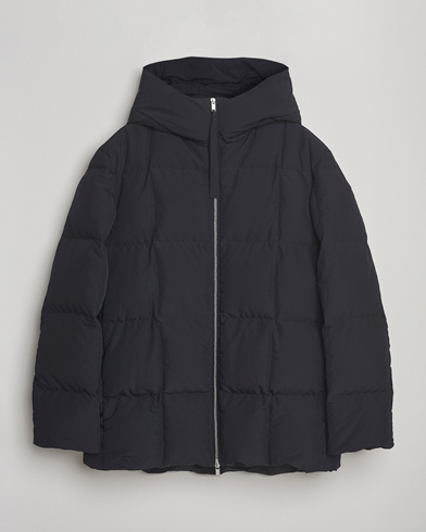 Jil Sander Water Repellent Down Parka Black – Negro