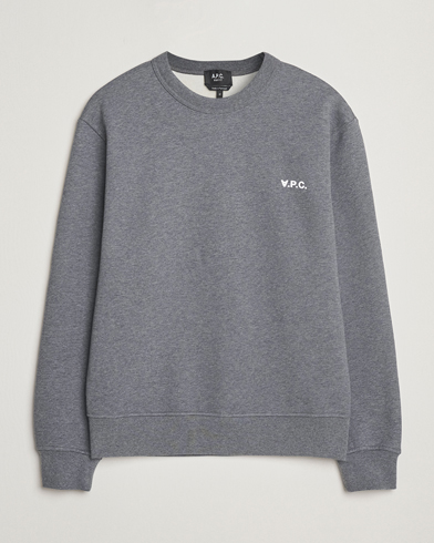 A.P.C. Boxy Fit Petit VPC Sweatshirt Anthracite/White – Gris