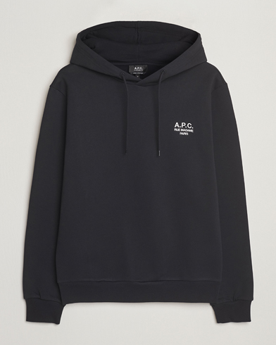 A.P.C. Rue Madame Hoodie Black/White – Negro