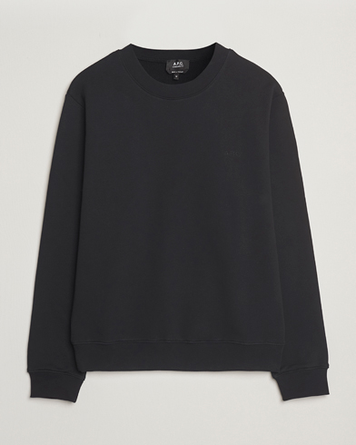A.P.C. Embroidered APC Sweatshirt Black – Negro