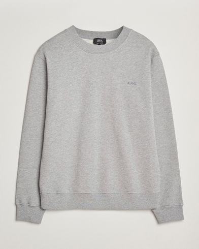 A.P.C. Embroidered APC Sweatshirt Heather Grey – Gris