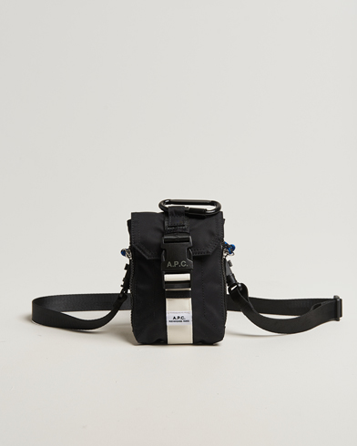 A.P.C. Trek Crossbody Pouch Black – Negro