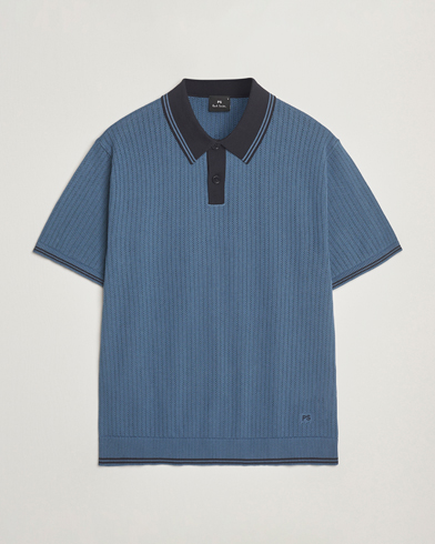 PS Paul Smith Knitted Polo Blue – Azul